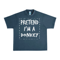 Midnight Navy pretend i m a donkey halloween costume Urban Heavy Tee - trangStudio