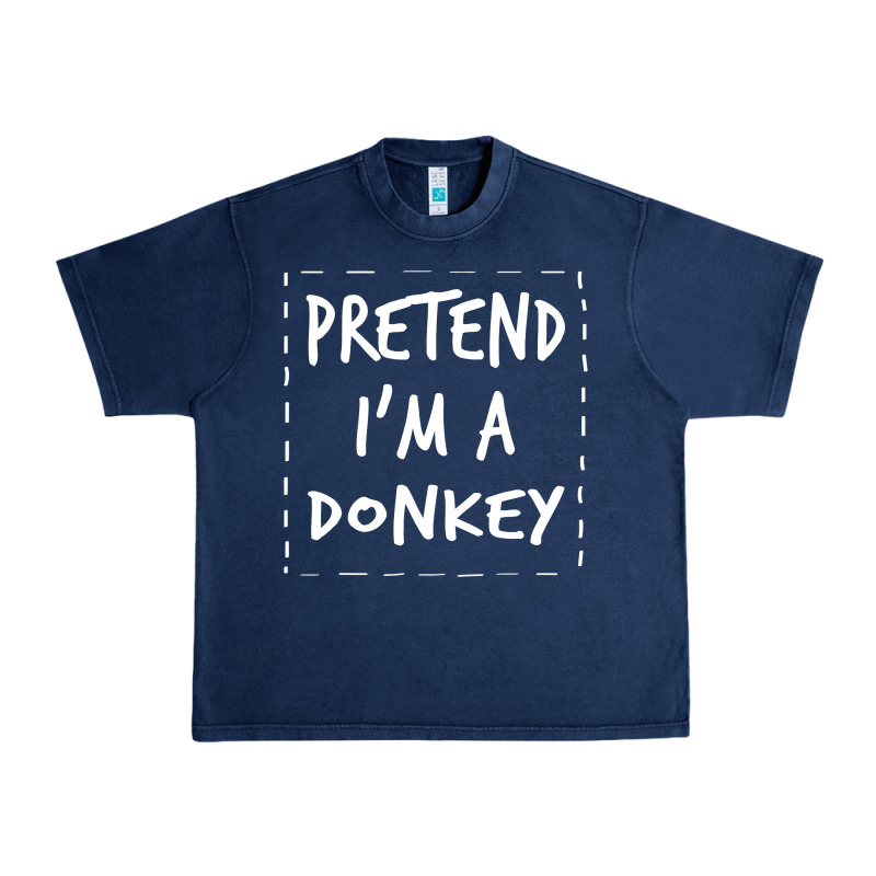 Pretend I M A Donkey Halloween Costume Urban Heavy Tee by trangStudio | Teevron