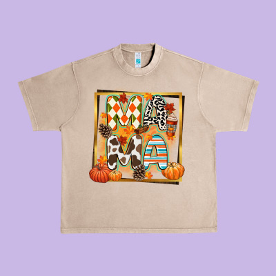 Fall Mama Urban Heavy Tee Designed By Cowgirlartshop