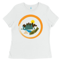 I Hate People Camping Hiking Ladies Tee | Teevron