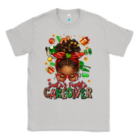 Moon Dust santas favorite caregiver afro messy bun Classic Tee - texasbilliewilder