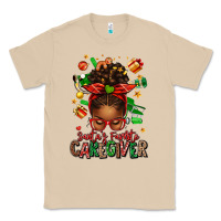 Mushroom santas favorite caregiver afro messy bun Classic Tee - texasbilliewilder