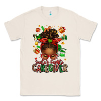 Natural santas favorite caregiver afro messy bun Classic Tee - texasbilliewilder
