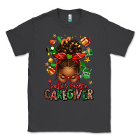Smoke santas favorite caregiver afro messy bun Classic Tee - texasbilliewilder
