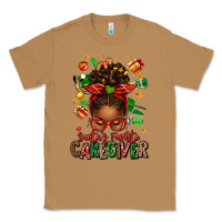 Toasted Coconut santas favorite caregiver afro messy bun Classic Tee - texasbilliewilder