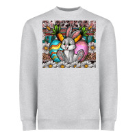 Heather Grey easter Heavyweight Sweatshirt - CowhideDigitalArt