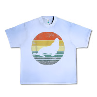 Grape Ice Seal Lover Gifts Retro Vintage Sea Lion Animal Silhouette Urban Heavy Tee - trangStudio