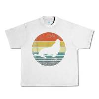 Lunar Rock Seal Lover Gifts Retro Vintage Sea Lion Animal Silhouette Urban Heavy Tee - trangStudio