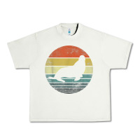 Pistachio Seal Lover Gifts Retro Vintage Sea Lion Animal Silhouette Urban Heavy Tee - trangStudio