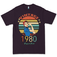 Plum Vintage 1980 Original Parts Women 40th Birthday Premium Tee - Bettercallsaul