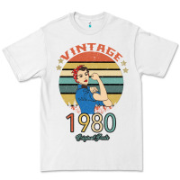 White Vintage 1980 Original Parts Women 40th Birthday Premium Tee - Bettercallsaul
