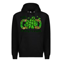Black With god all things are possible St. Patrick's Day Premium Hoodie - LillyAllenDesigns