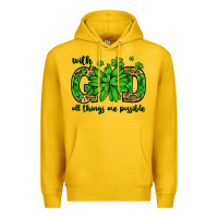 Lemon With god all things are possible St. Patrick's Day Premium Hoodie - LillyAllenDesigns