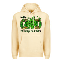 Pina Colada With god all things are possible St. Patrick's Day Premium Hoodie - LillyAllenDesigns