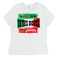 White MY HUSBAND IS THE BOSS IN THIS HOUSE SAID NO ITALIAN EVER Ladies Tee - Bettercallsaul