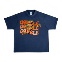 Navy gobble gobble gobble Urban Heavy Tee - CowGirlArtShop