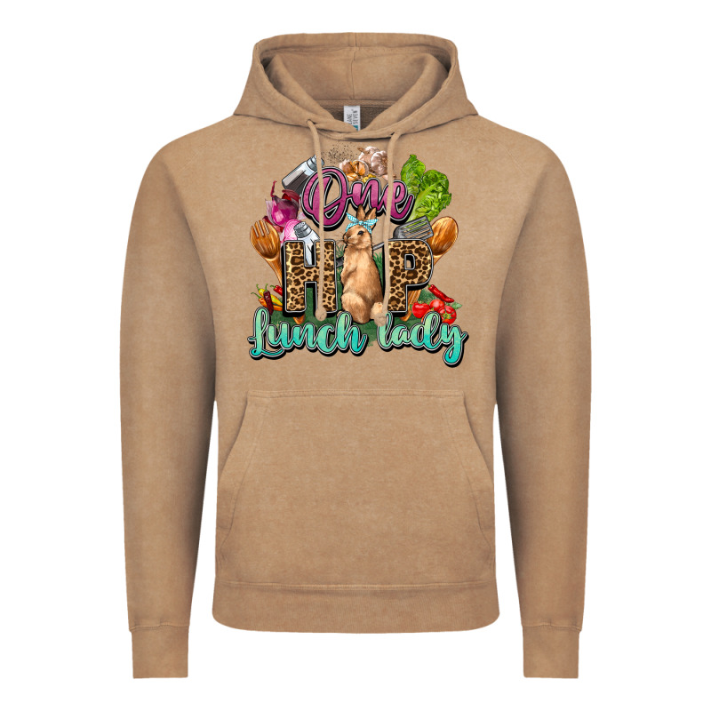 One Hip Lunch Lady Easter Day Vintage Hoodie by HowdyJamesFarm | Teevron