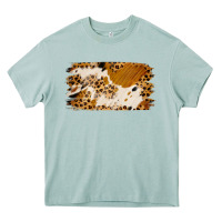 Arona leopard cowhide brushstroke Heavy Core Tee - Jasminsmagicworld