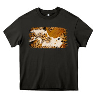 Asphalt leopard cowhide brushstroke Heavy Core Tee - Jasminsmagicworld