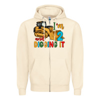 Sandshell i'm 2 and digging it Zipper Hoodie - Artiststas
