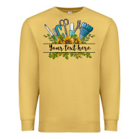Antique Gold customize nail tools with sunflower preview Premium Sweatshirt - BarkalooDesign