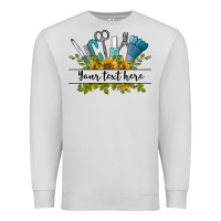 Dove Grey customize nail tools with sunflower preview Premium Sweatshirt - BarkalooDesign