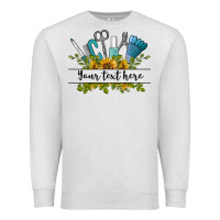 Oatmeal Heather customize nail tools with sunflower preview Premium Sweatshirt - BarkalooDesign