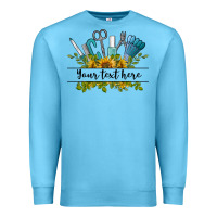 Ocean Blue customize nail tools with sunflower preview Premium Sweatshirt - BarkalooDesign
