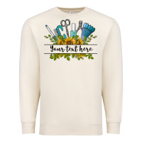 Sandshell customize nail tools with sunflower preview Premium Sweatshirt - BarkalooDesign