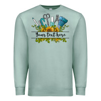 Seafoam customize nail tools with sunflower preview Premium Sweatshirt - BarkalooDesign