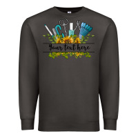 Smoke customize nail tools with sunflower preview Premium Sweatshirt - BarkalooDesign