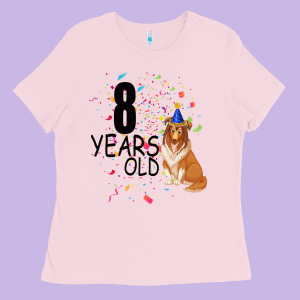 8 Years Old Black Ladies Tee Designed By Bettercallsaul