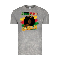 Cloud Rock juneteenth queen black woman afro queen Vintage Tee - CowGirlArtShop