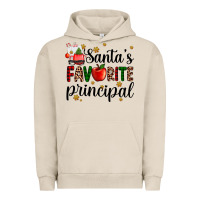 Pigment French Oak santa's favorite principal Urban Hoodie - AdoDesignShop