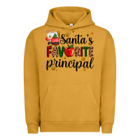 Pigment Peanut Butter santa's favorite principal Urban Hoodie - AdoDesignShop