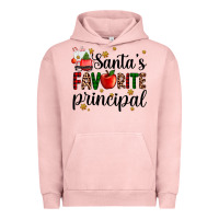 Pigment Salmon santa's favorite principal Urban Hoodie - AdoDesignShop
