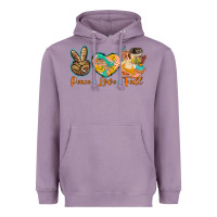 Lavender peace love fall Heavyweight Hoodie - BarkalooDesign