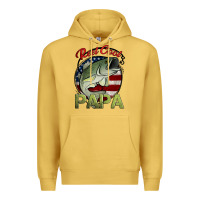 Antique Gold reel cool papa fishing Premium Hoodie - Jasminsmagicworld