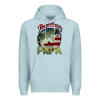 Blue Mist reel cool papa fishing Premium Hoodie - Jasminsmagicworld