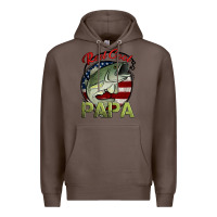 Coffee reel cool papa fishing Premium Hoodie - Jasminsmagicworld