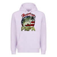 Lilac reel cool papa fishing Premium Hoodie - Jasminsmagicworld