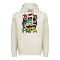 Oatmeal Heather reel cool papa fishing Premium Hoodie - Jasminsmagicworld