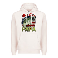 Pale Pink reel cool papa fishing Premium Hoodie - Jasminsmagicworld