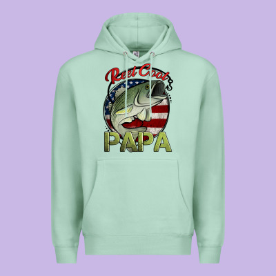 Reel Cool Papa Fishing Premium Hoodie Designed By Jasminsmagicworld