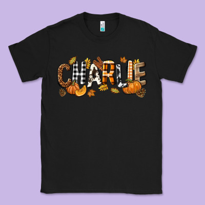 Personalized Fall Autumn Classic Tee Designed By Nancycooperartshop