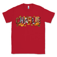 Red Personalized Fall Autumn Classic Tee - NancyCooperArtShop