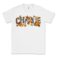 White Personalized Fall Autumn Classic Tee - NancyCooperArtShop