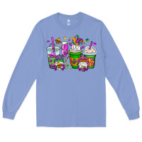 Colony Blue mardi gras gnomes coffee cups Long Sleeve Tee - OliviaCreatesArt