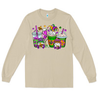 Mushroom mardi gras gnomes coffee cups Long Sleeve Tee - OliviaCreatesArt