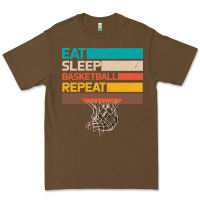 Cacao Eat Sleep Basketball Repeat Premium Tee - Bettercallsaul